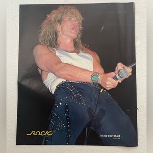 David Coverdale Whitesnake pinup